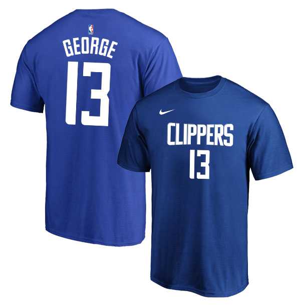 Los Angeles Clippers 13 Paul George Blue Nike T-Shirt,We sell and wholesale Los Angeles Clippers 13 Paul George Blue Nike T-Shirt on line form chian!